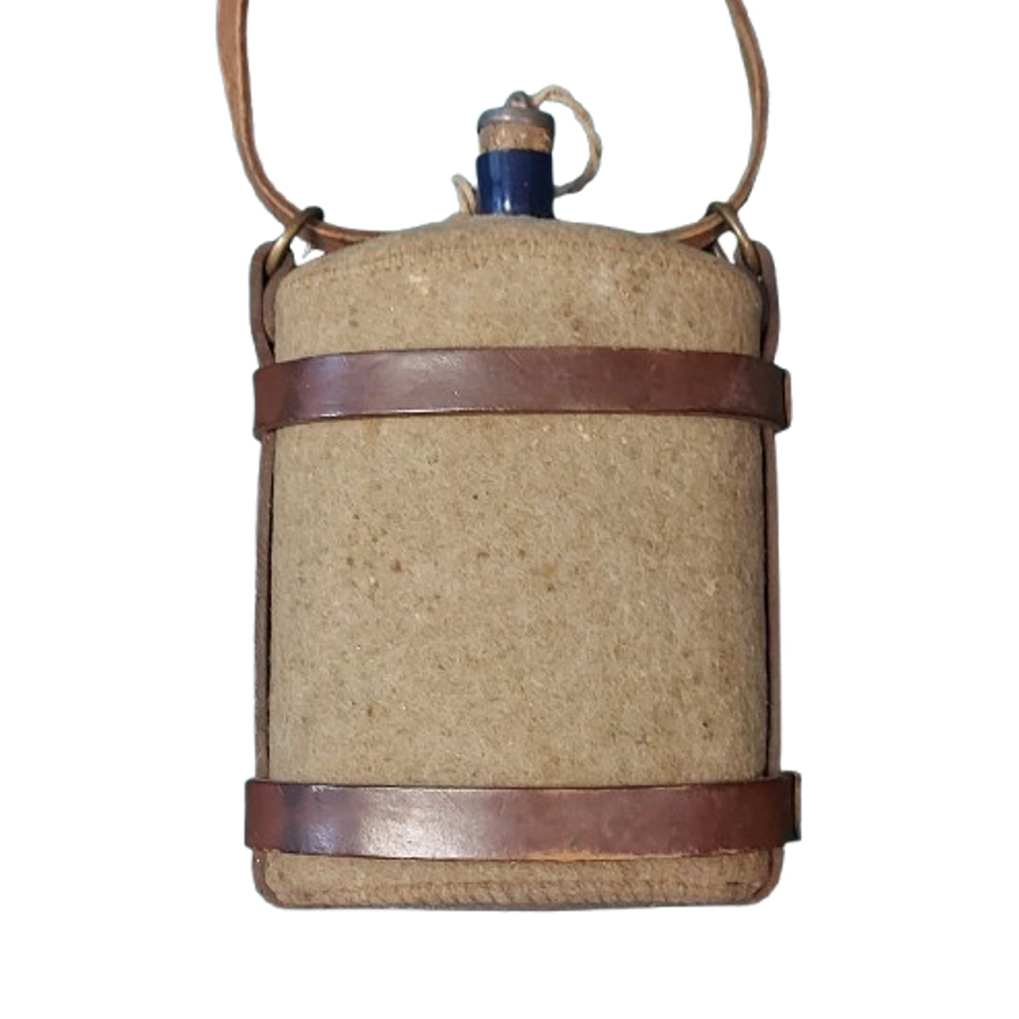WW1 Canadian CEF Named Dismounted Canteen With Carrier And Cup