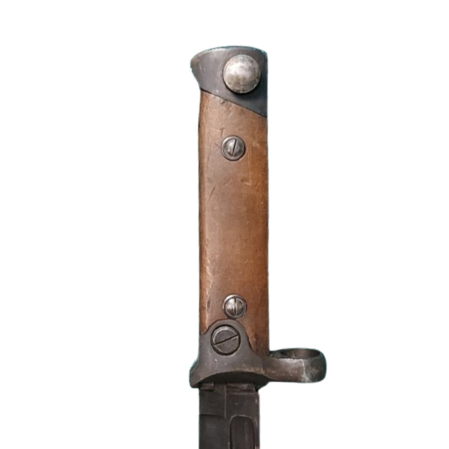 WW2 Italian M1938 Mannlicher Carcano Short Rifle Folding Bayonet With Scabbard And Frog