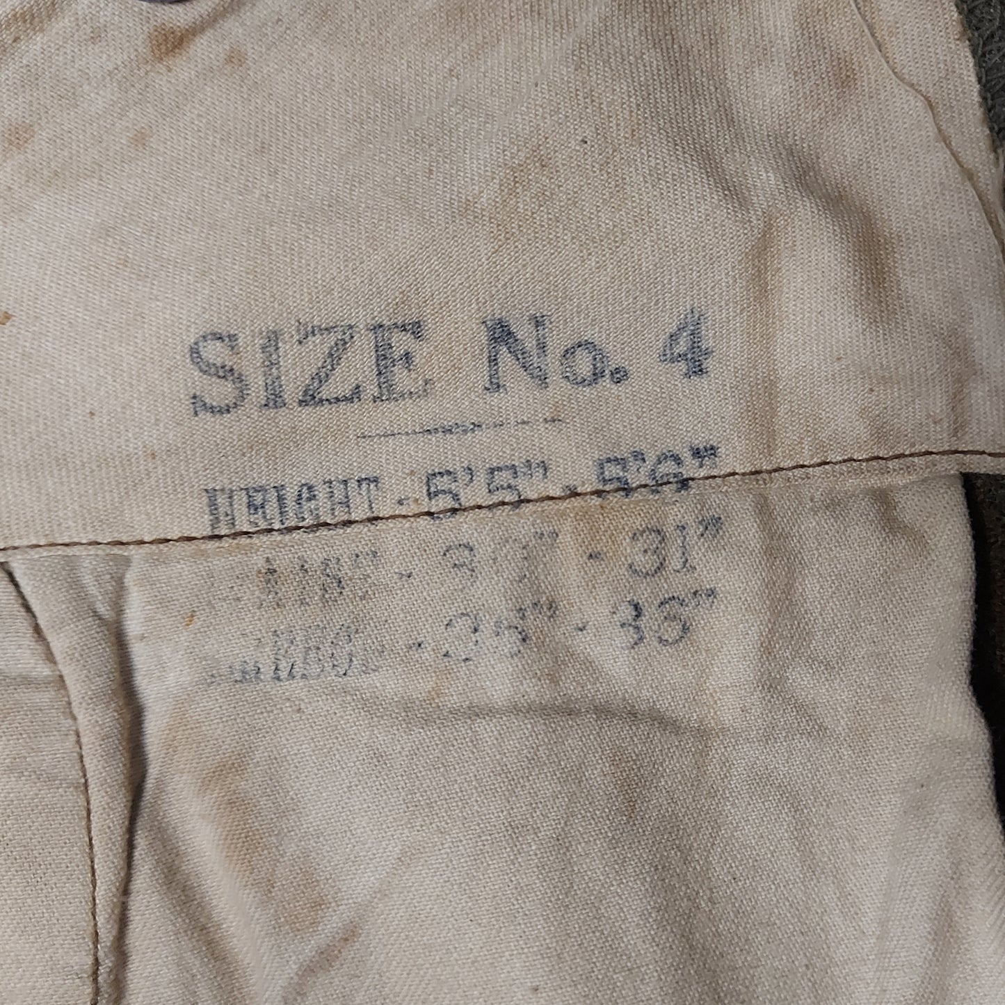 WW2 Canadian Battle Dress Trousers 1943