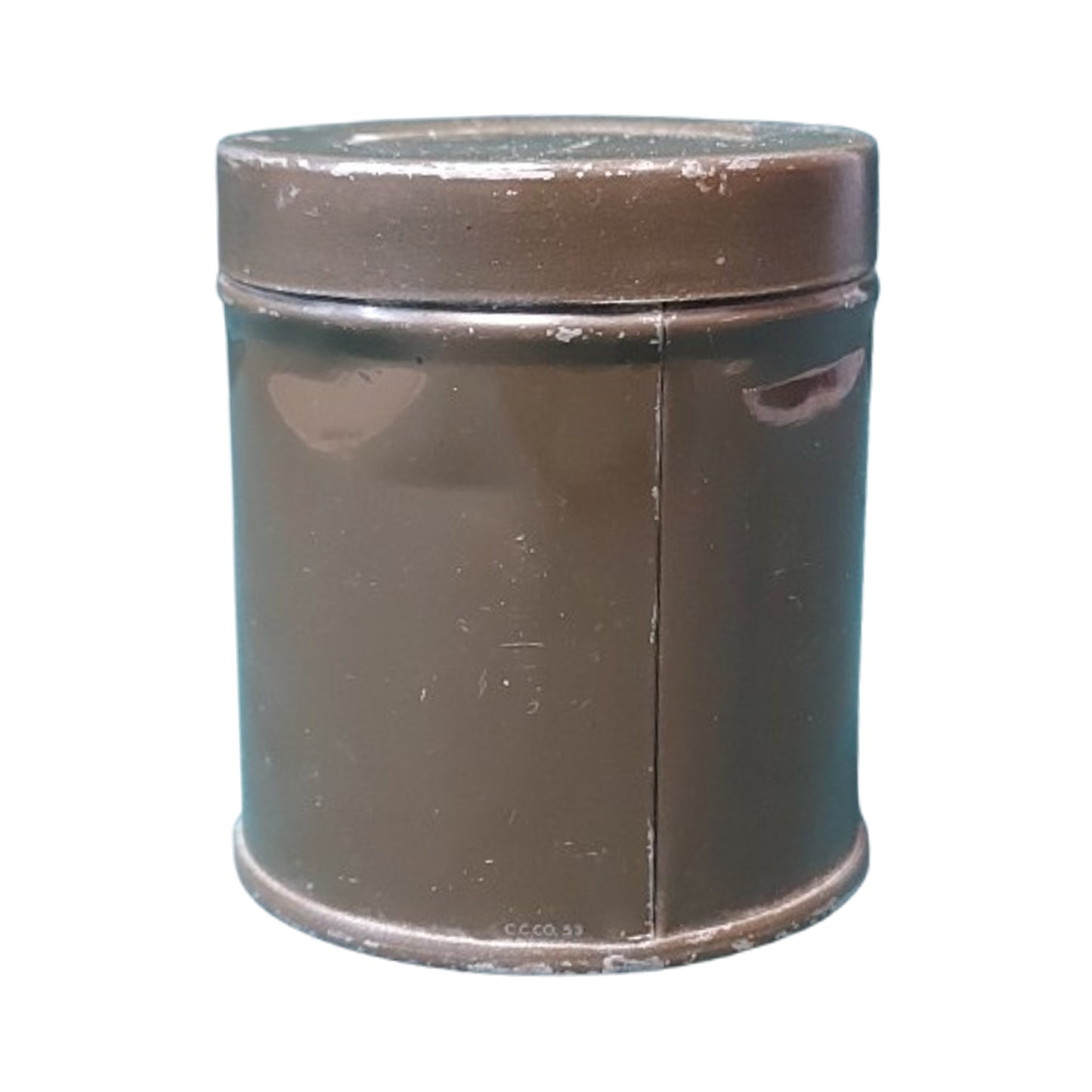 WW2 Canadian Haversack Respirator Cleanser Tin With Contents 1940