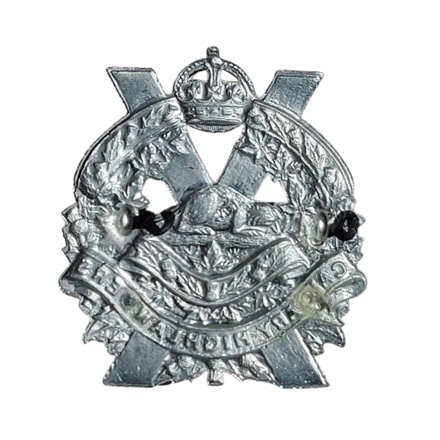 WW2 Canadian The Calgary Highlanders Piper Band Cap Badge