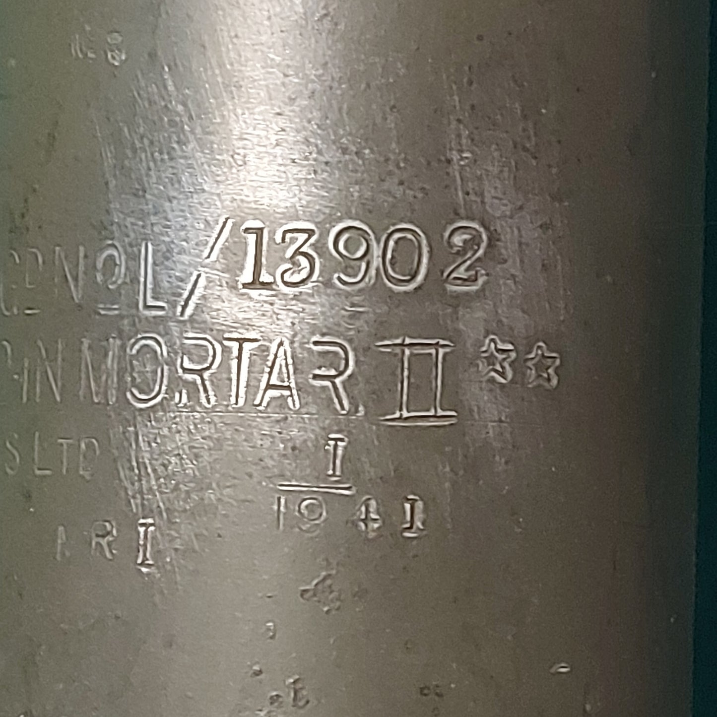 WW2 British Deactivated 1941 Dated 2-Inch NO. 3 MK.II Airborne Mortar