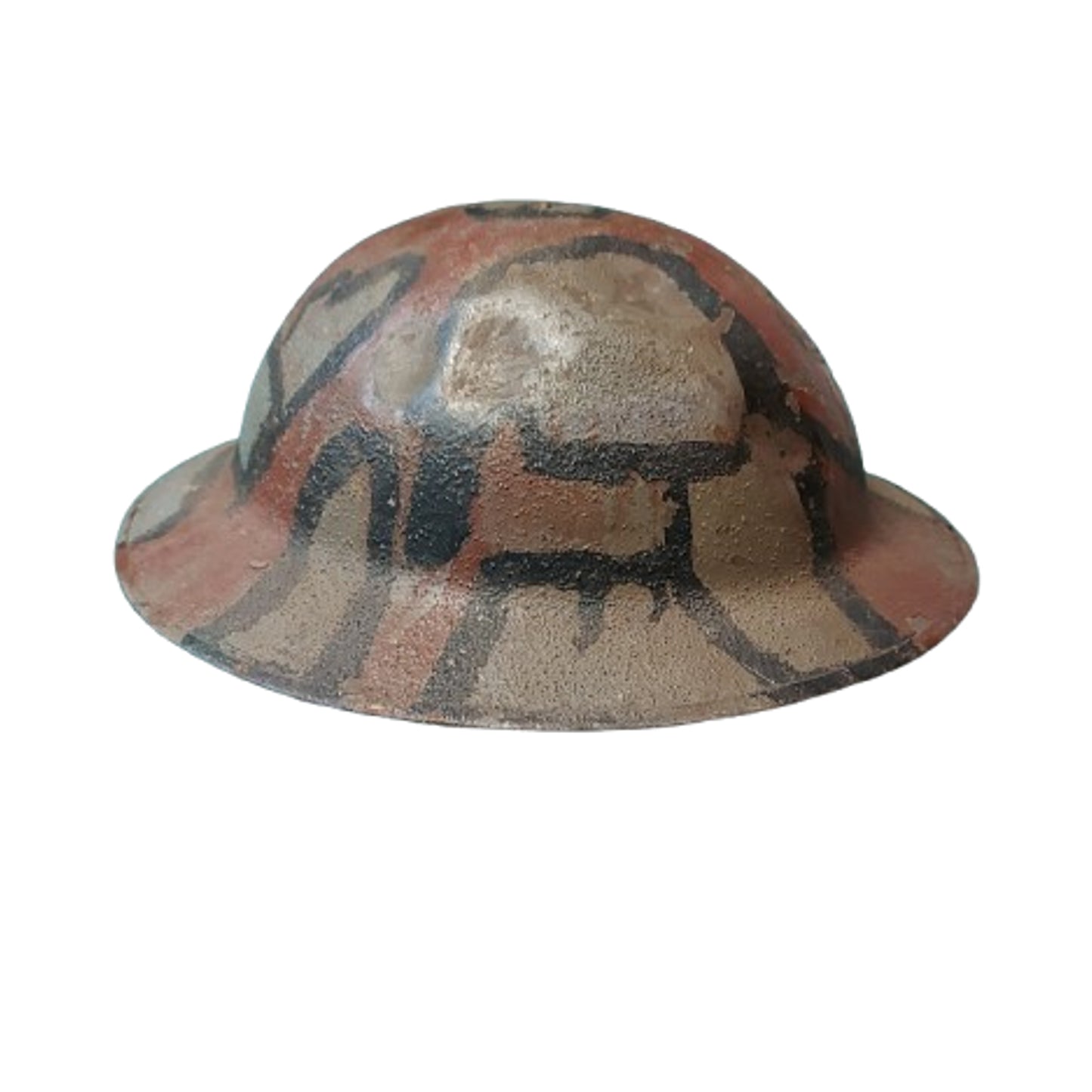 WW1 British Army Camouflage Pattern Field Helmet Shell FS 45