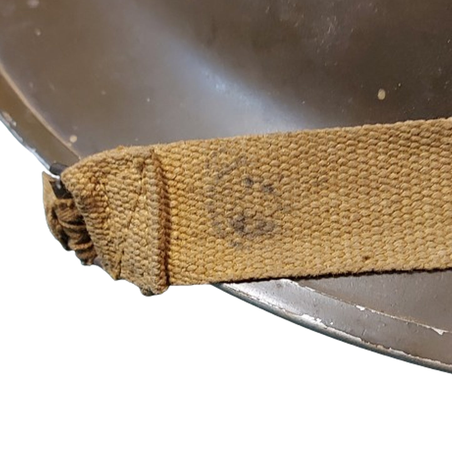 WW2 Canadian Army GSW Mk.II Helmet with netting And Field Bandage 1940