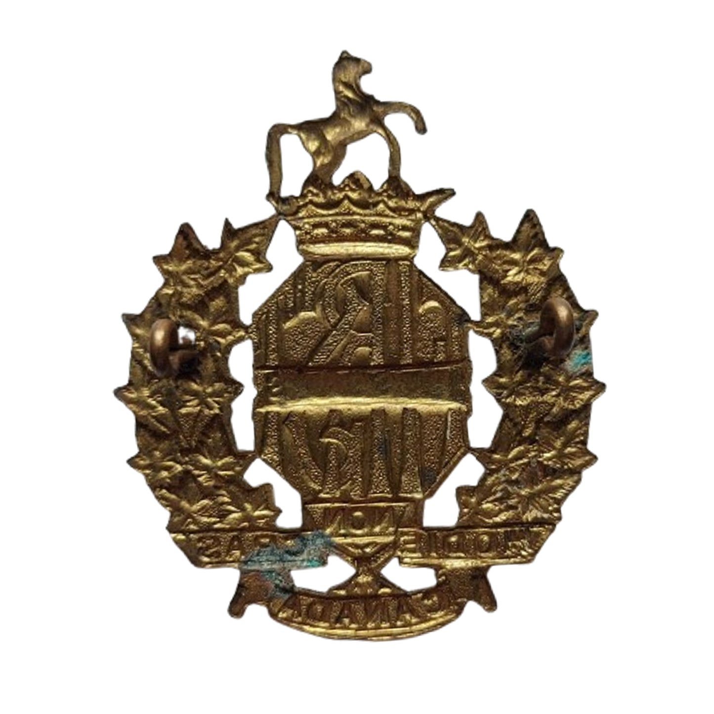 WW2 Canadian First Hussars Cap Badge