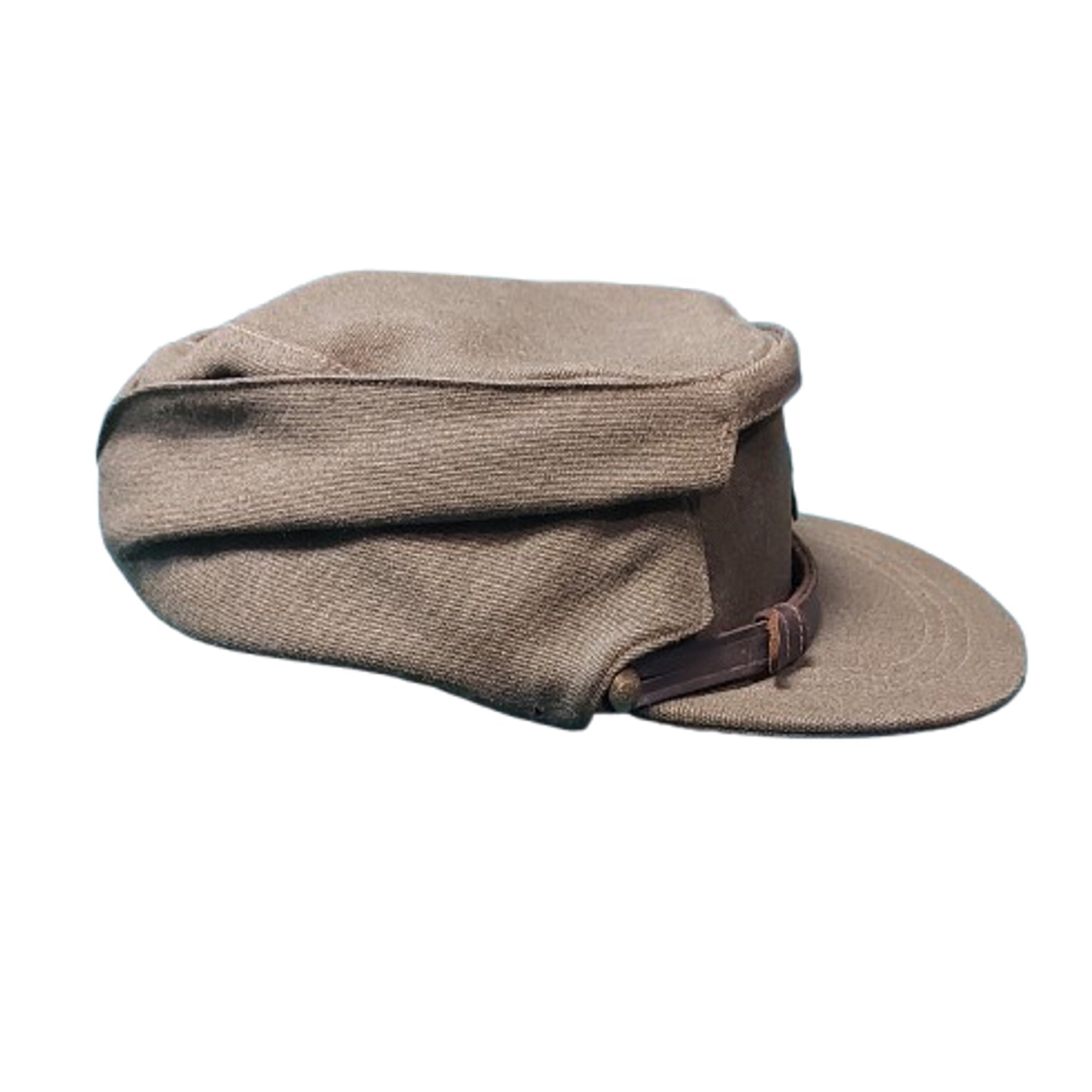 WW2 Canadian Women's Army Corps CWAC Visor Cap With Badge