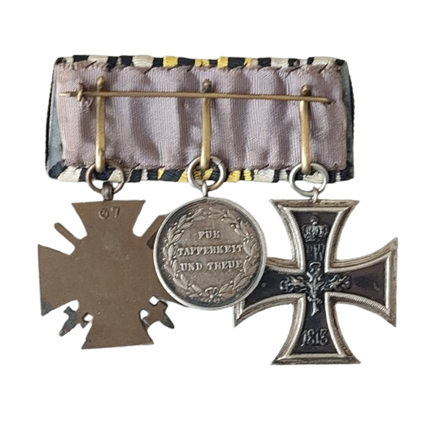 WW1 German Army Parade Mounted Medal Trio