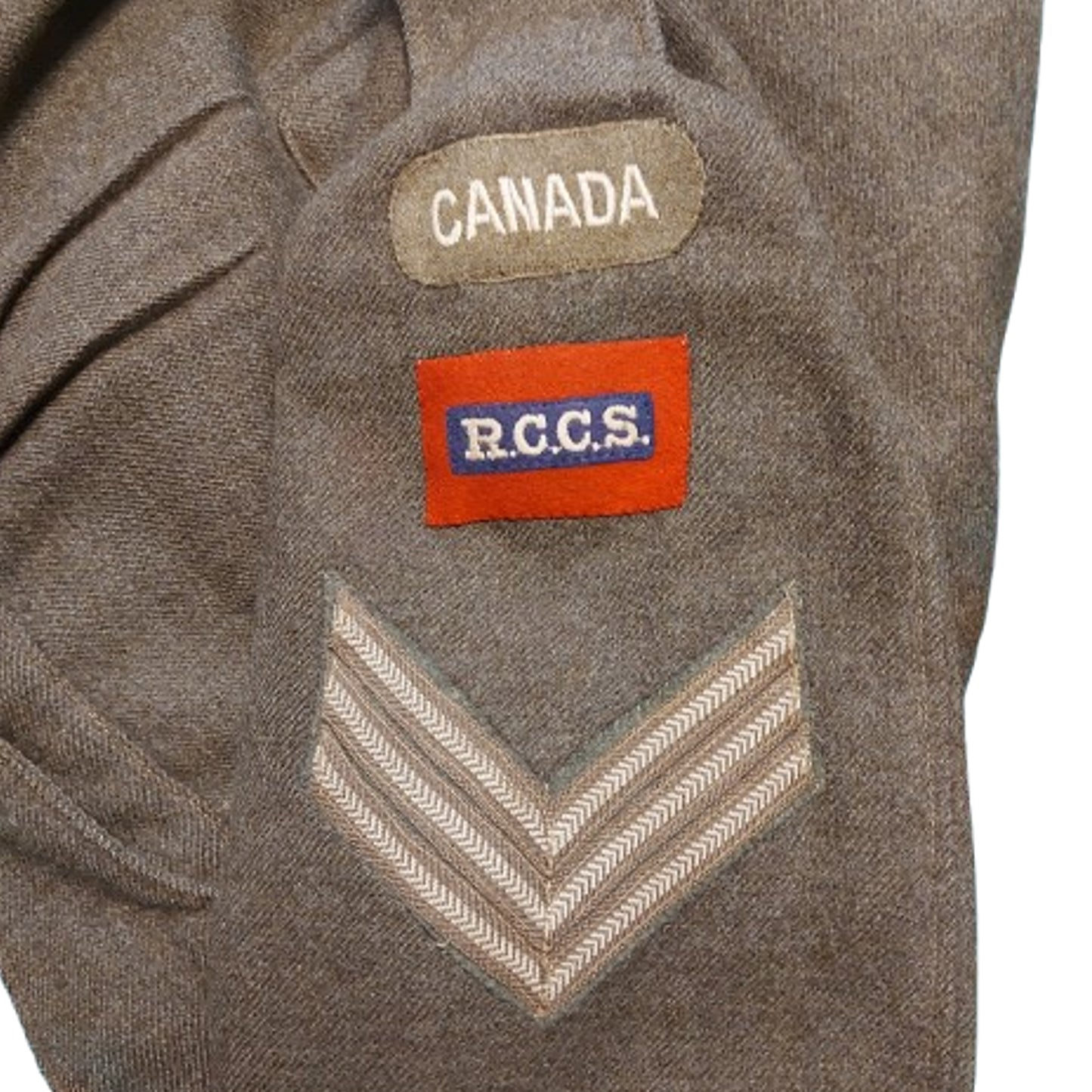 WW2 Canadian RCCS Royal Canadian Corps Of Signals Battle Dress Tunic 1943