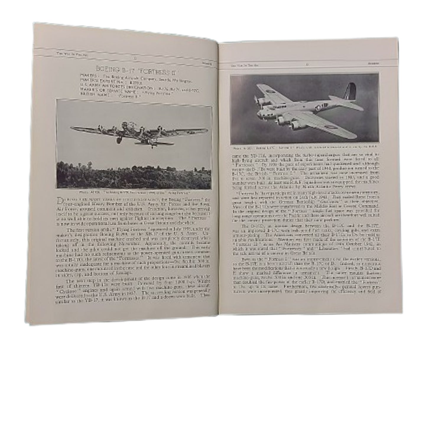 The War In The Air Bombers Book 1944 1st Edition