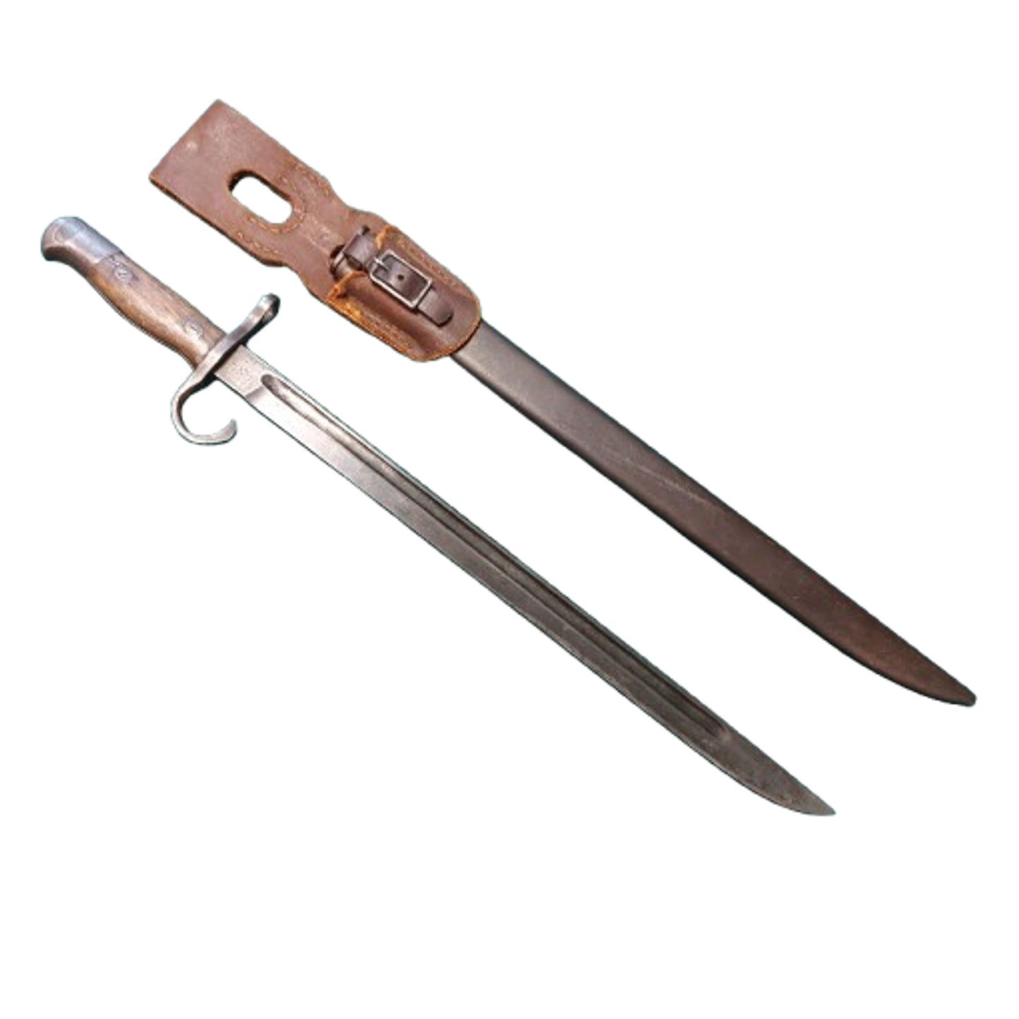 WW2 Japanese Arisaka Bayonet With Scabbard And Frog