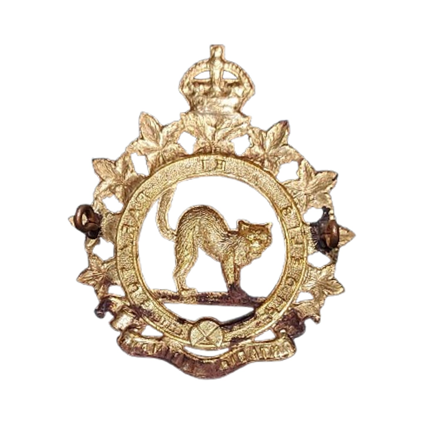 WW2 Canadian The Ontario Regiment Cap Badge