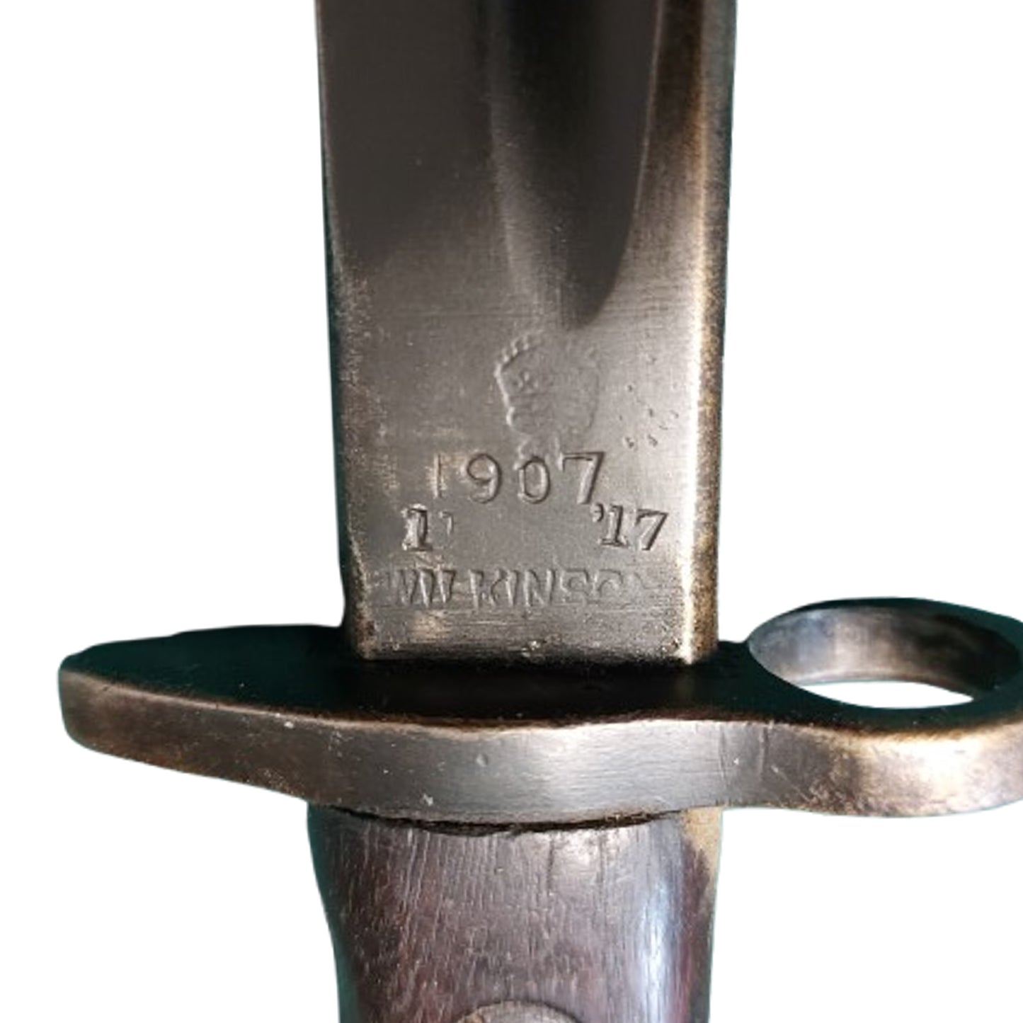 WW1 British P07 Bayonet And Scabbard With Frog