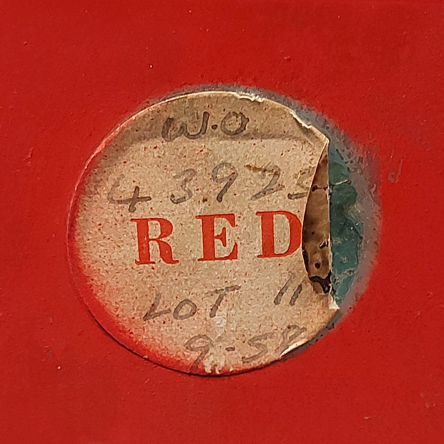 Post-WW2 Canadian Red Star 1 1/2 Inch Signal Flare Tin