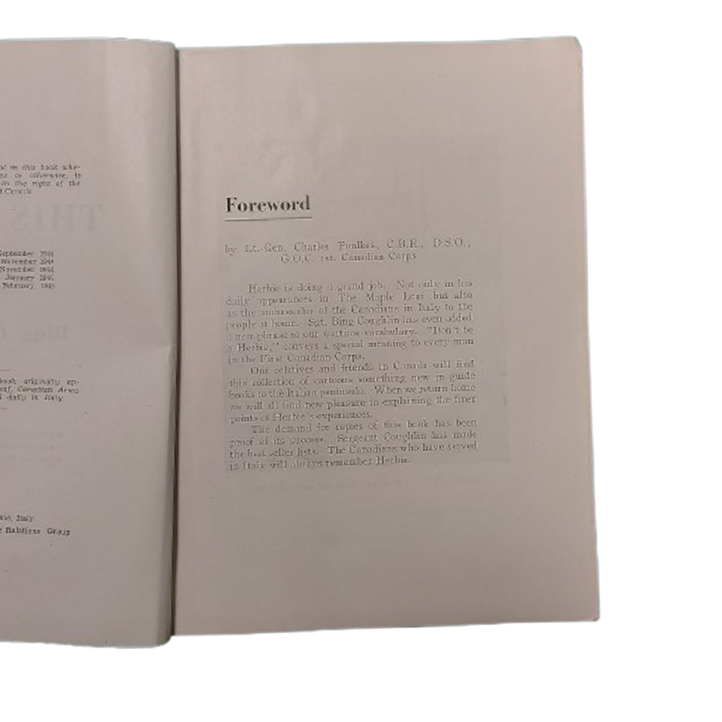 This Army Maple Leaf Album No.1 Book