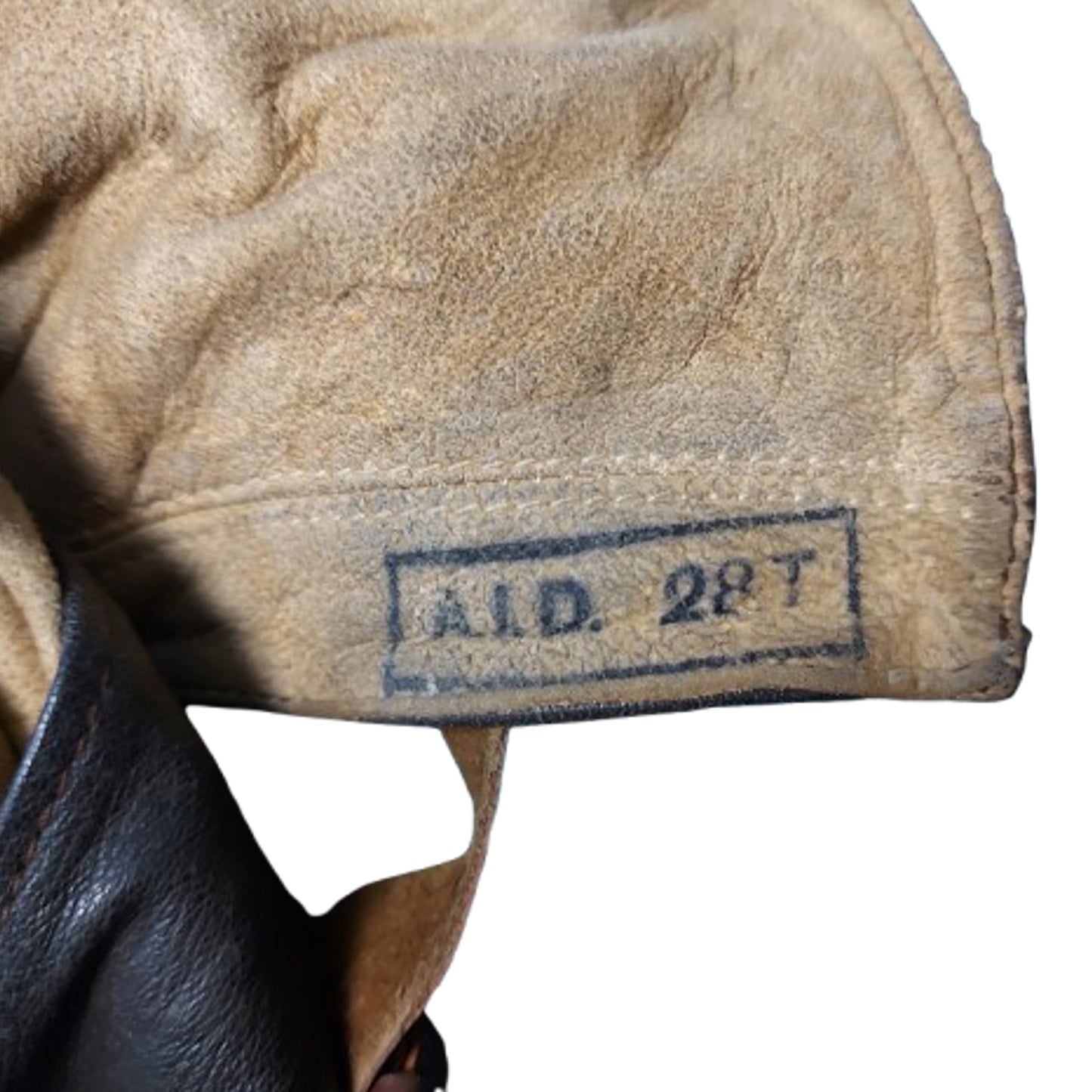 WW2 British RAF Royal Air Force Type-B Leather Flight Helmet 1939