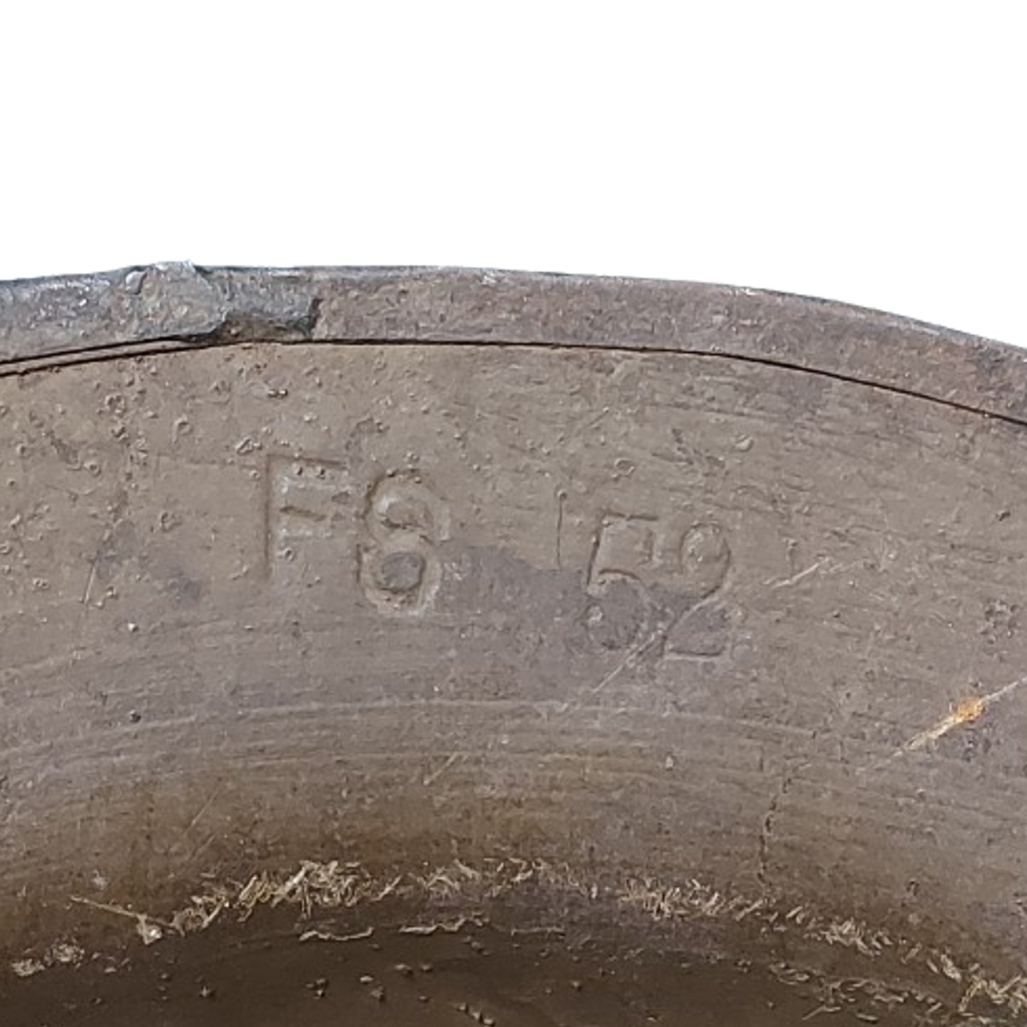 WW1 British BEF Camouflage Pattern Field Helmet Shell FS 52