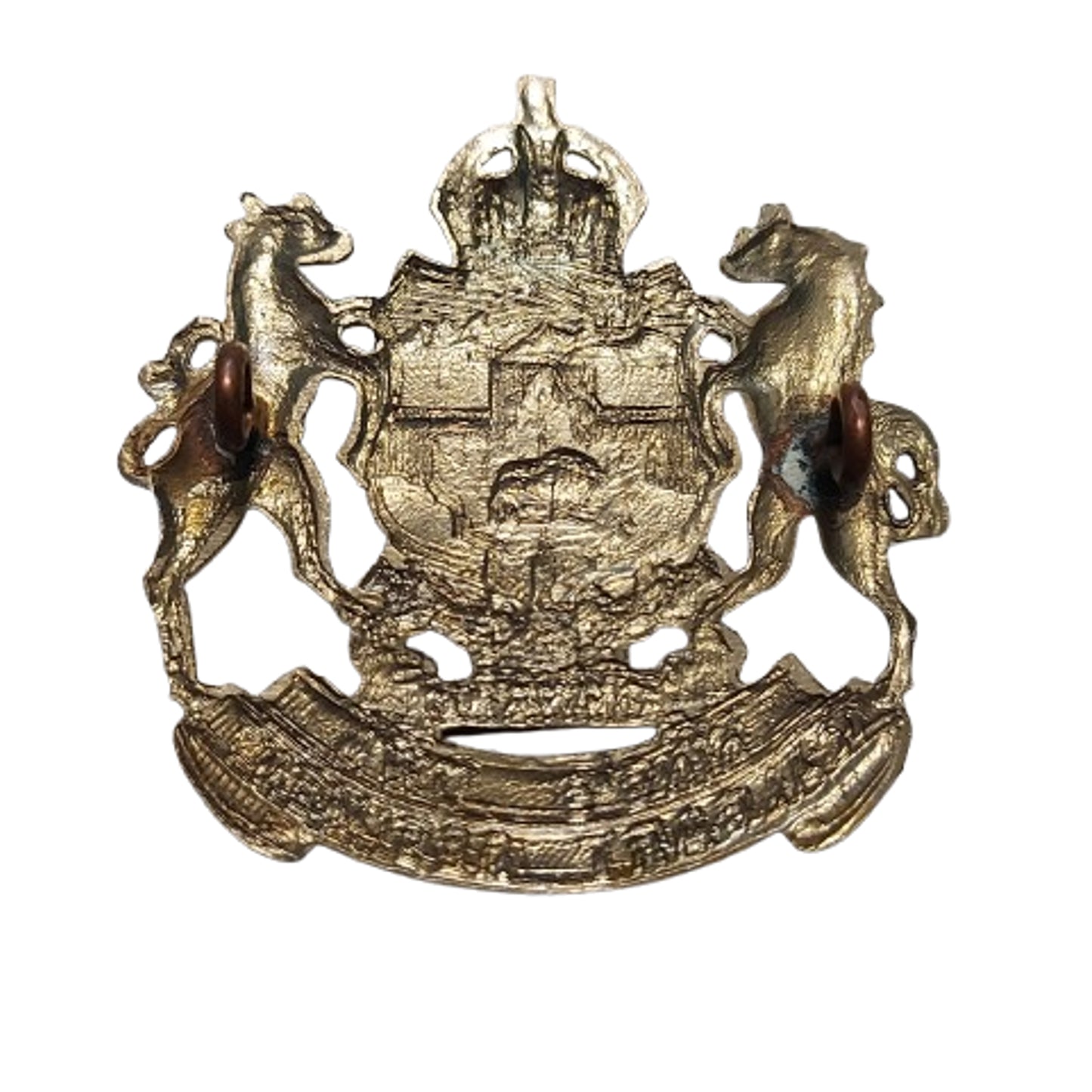 Post-WW2 Canadian KOCR King's Own Calgary Regiment Cap Badge