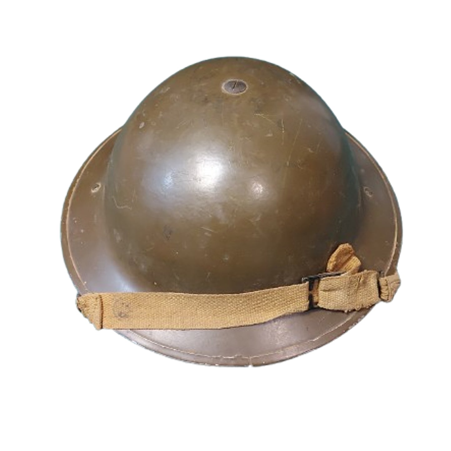 WW2 Canadian Army GSW Mk.II Helmet with netting And Field Bandage 1940