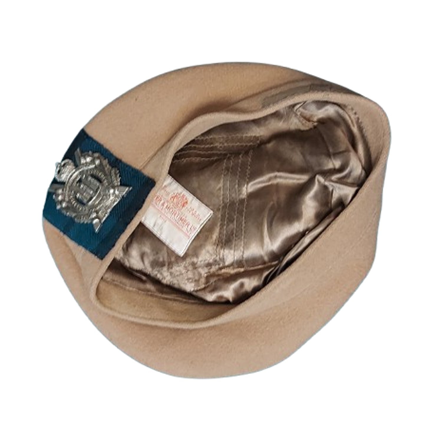 WW2 British KOSB King's Own Scottish Border Tam O'Shanter With Badge 1942