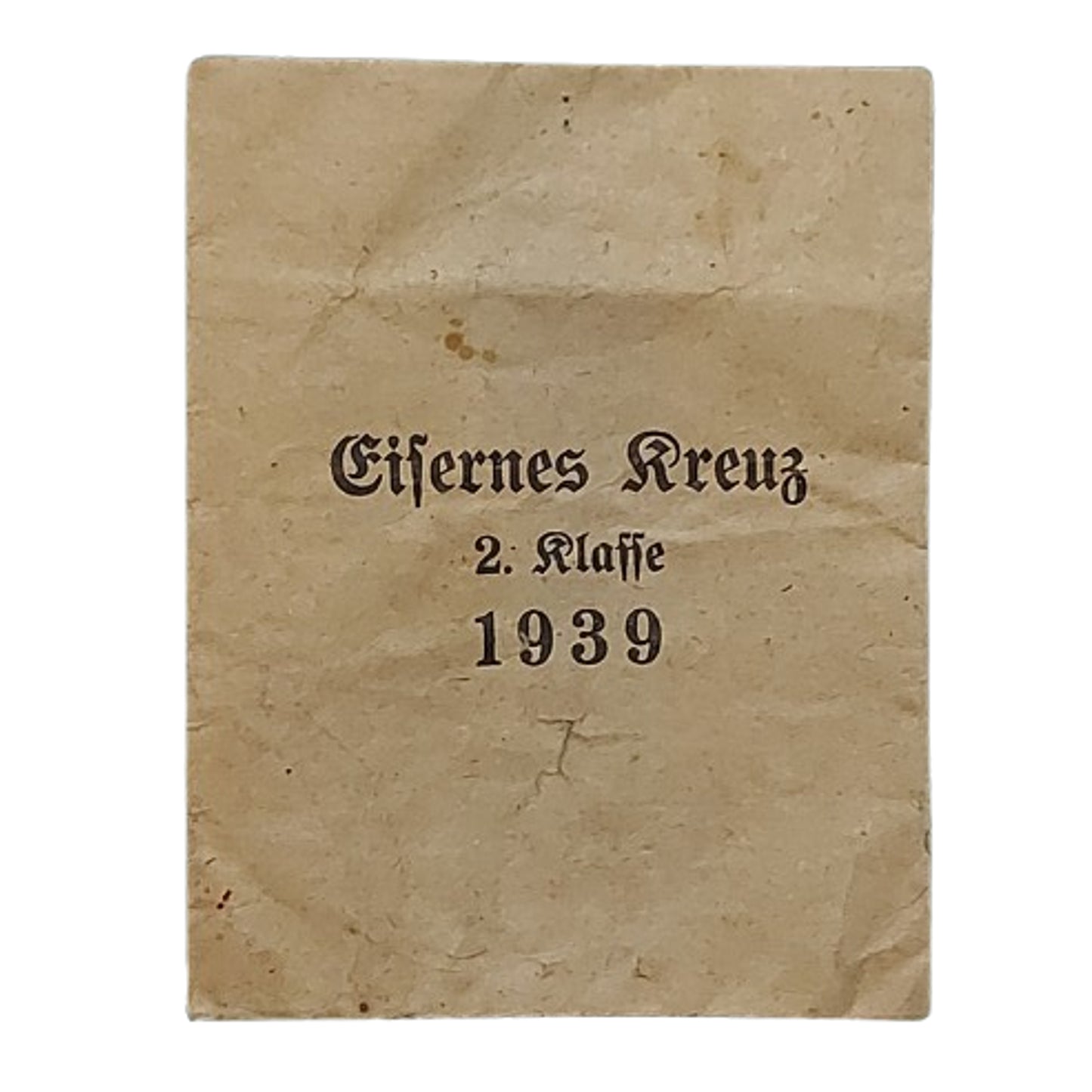 WW2 German EK2 Iron Cross 2nd Class In Issue Envelope