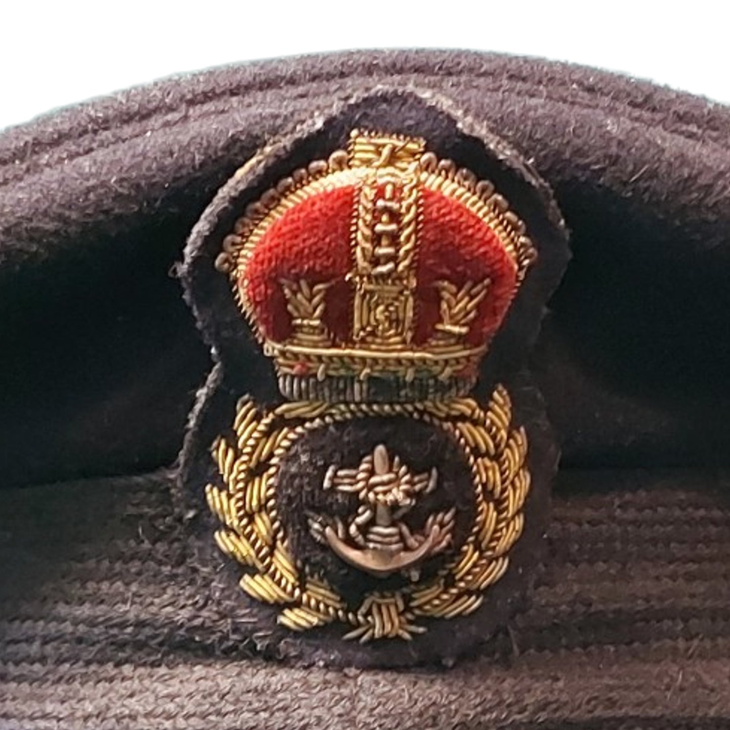 WW2 Canadian RCN Royal Canadian Navy Chief Petty Officer's Visor Cap