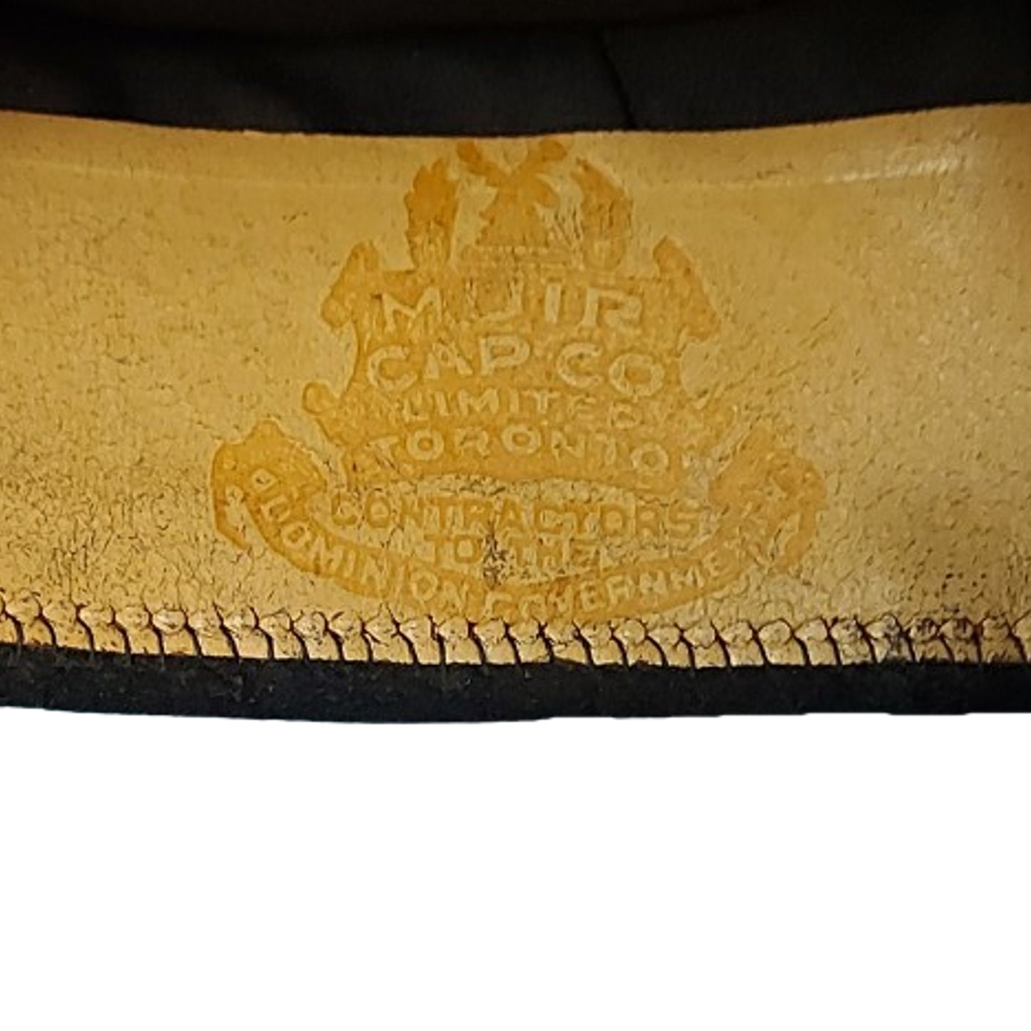 WW2 Canadian RCN Royal Canadian Navy Chief Petty Officer's Visor Cap