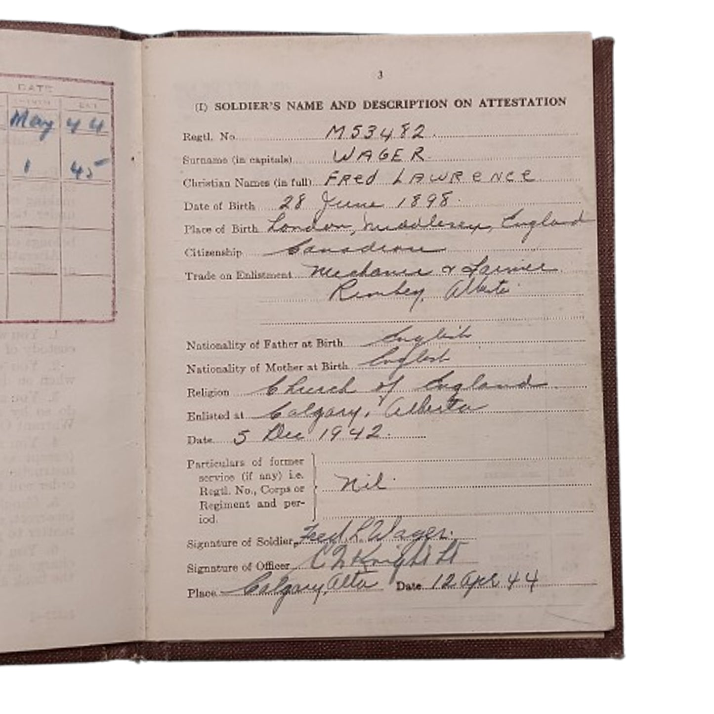 WW2 Canadian Army Pay Books And Trade Qualification
