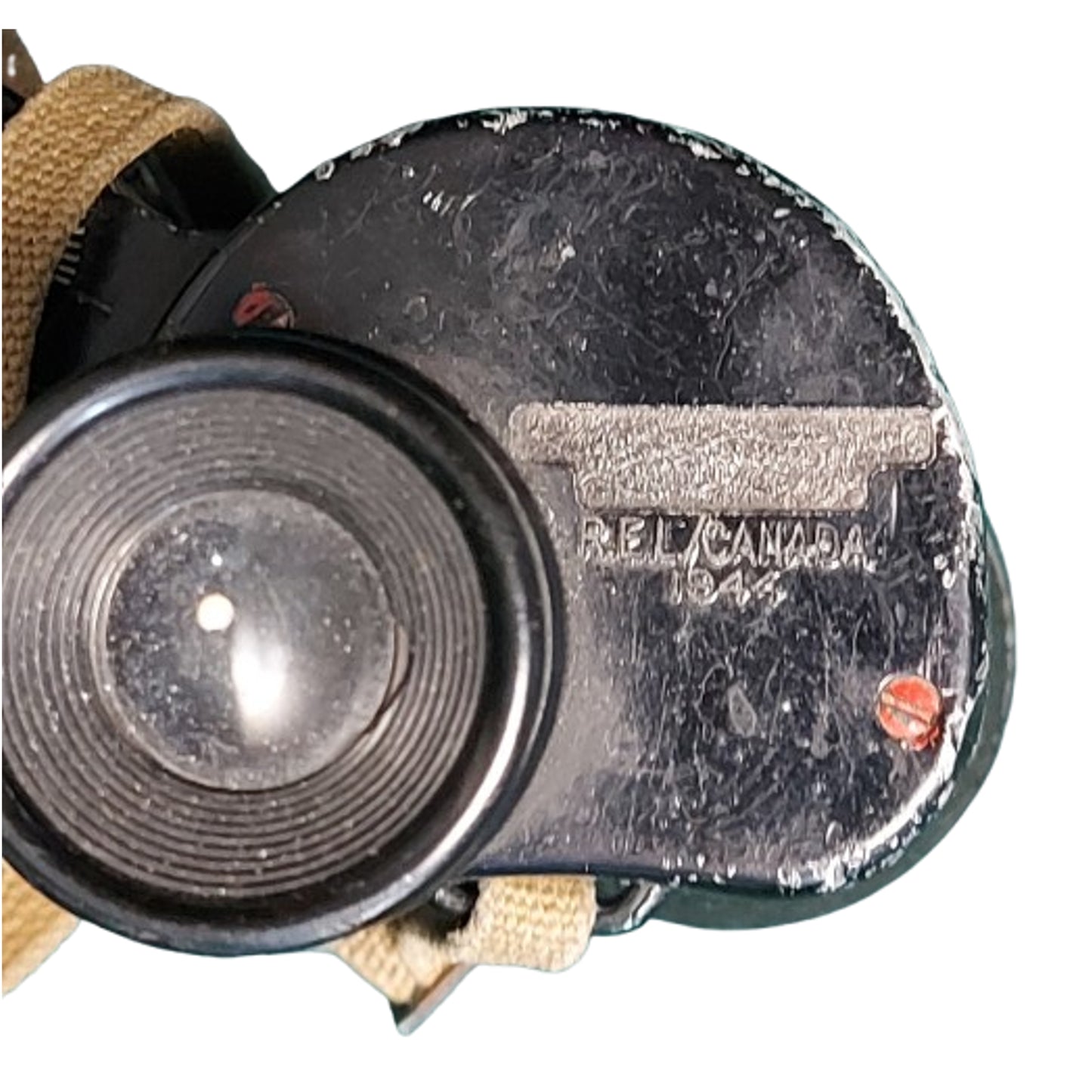 WW2 Canadian Army REL Binoculars In Case 1944