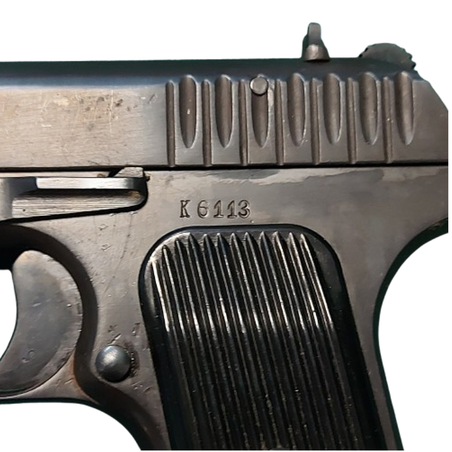 Post-WW2 Polish Army Issue Deactivated TT-33 Tokarev Pistol 1950