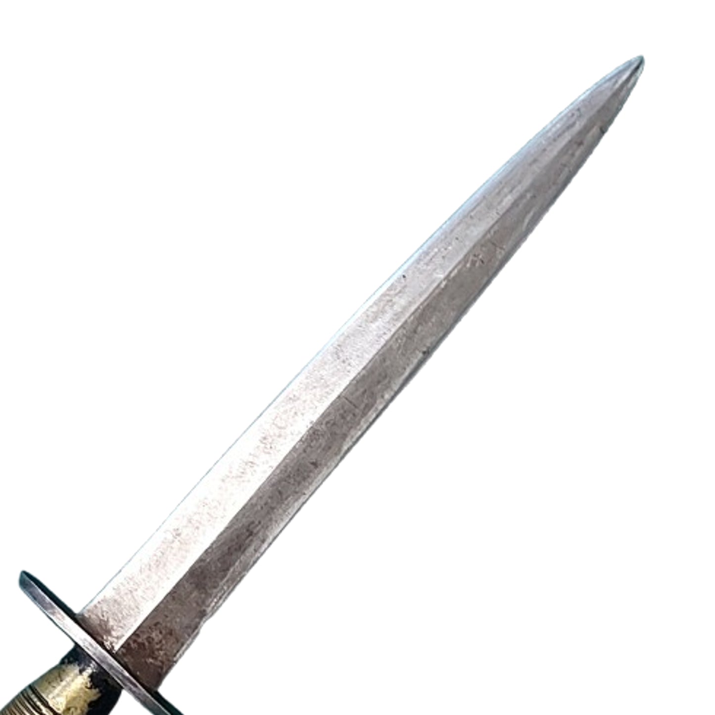 WW2 British Beaded and Roped Fairbairn Sykes Commando Knife With Scabbard