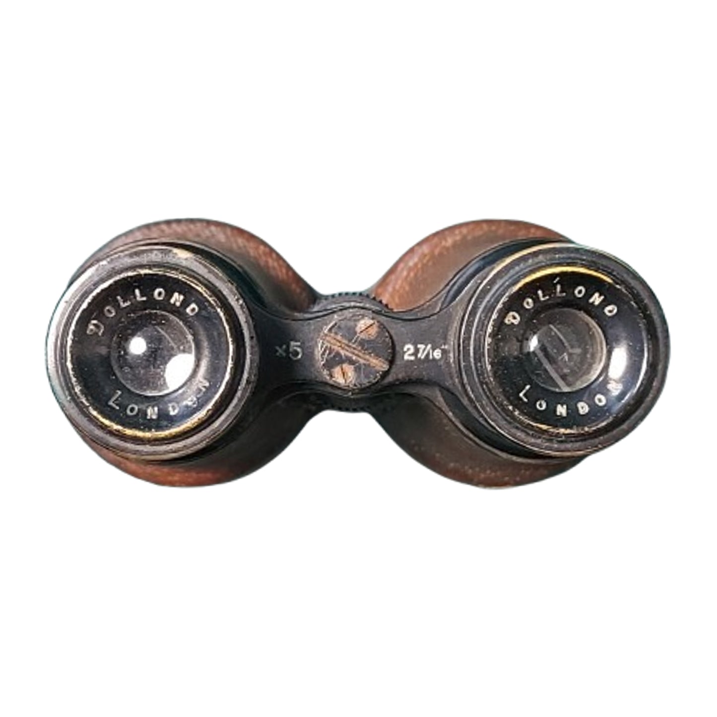 Pre-WW1 British Boer War Era Field Binoculars In Case