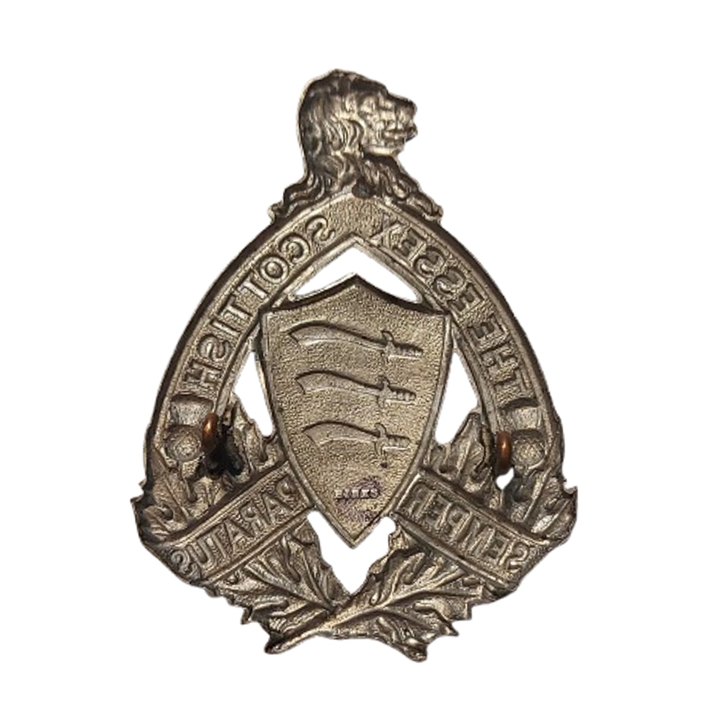 WW2 Canadian Essex Scottish Regiment Cap Badge Birks