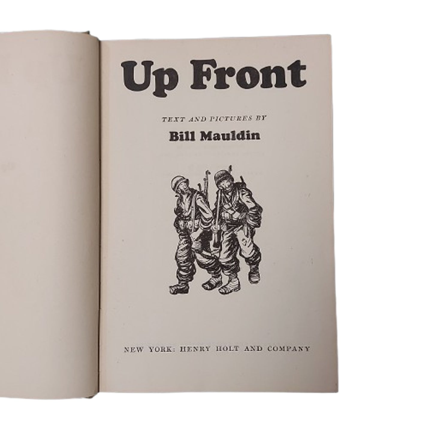Up Front Drawings And Account Of The WW2 U.S. 45th Division Book