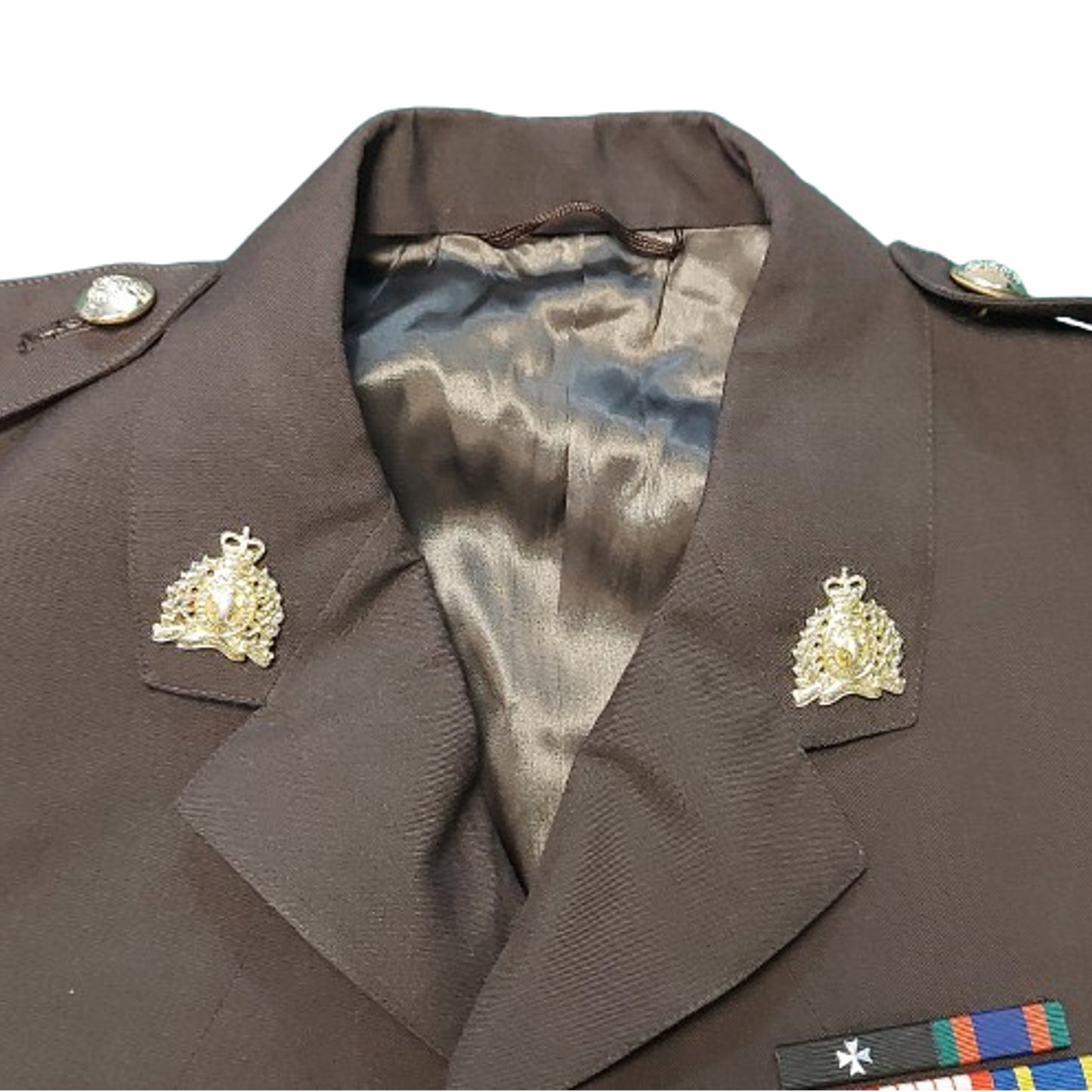 Post-WW2 Canadian RCMP Royal Canadian Mounted Police Brown Serge Tunic