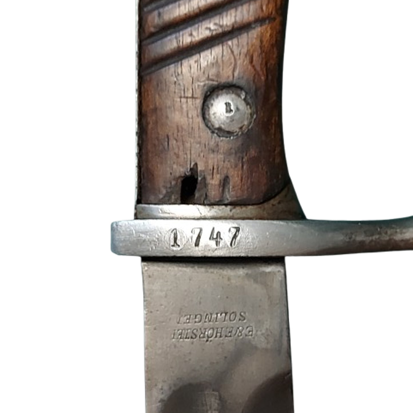 WW1 German S98/05 nA Butcher blade Bayonet With Matching Number Scabbard