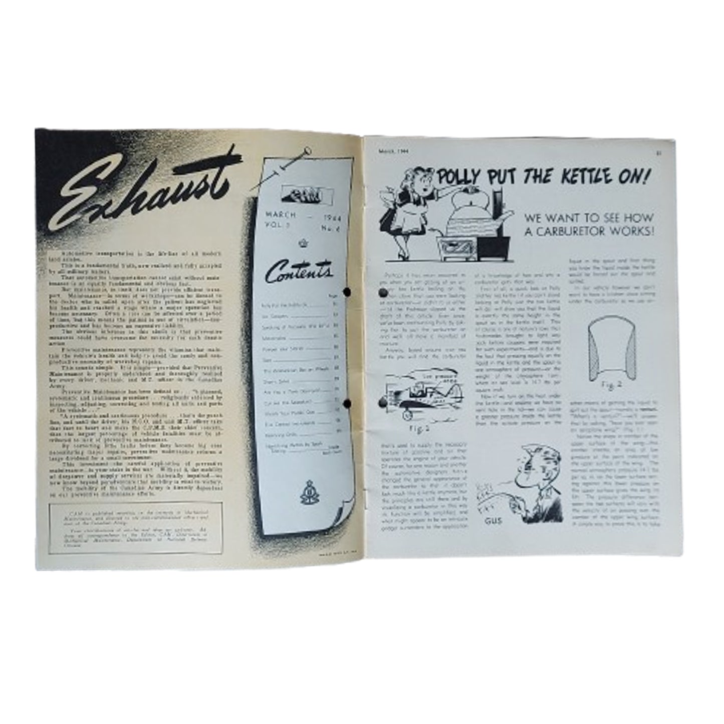 WW2 Canadian Armour Motor Magazine March 1944