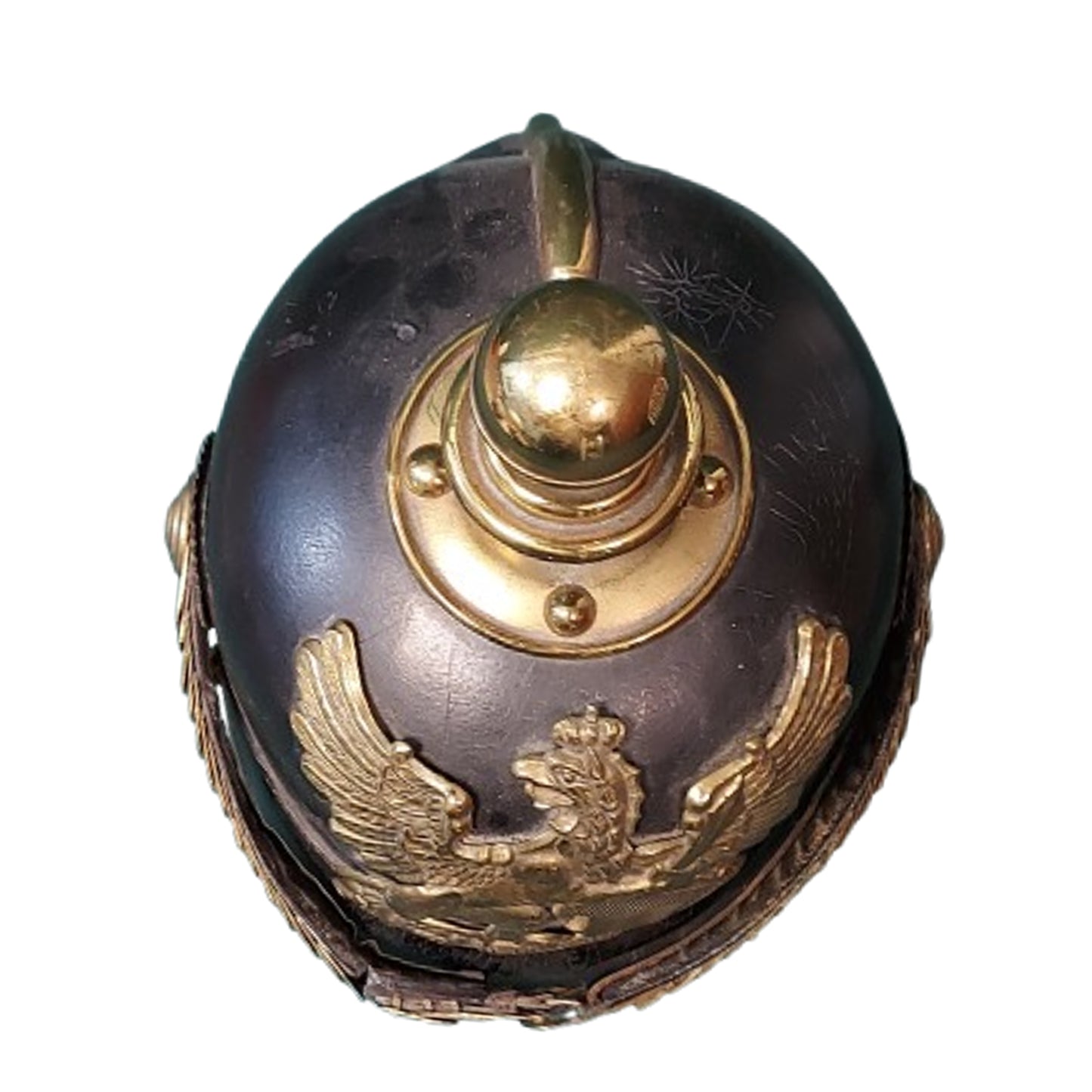 WW1 German Model 1915 Baden Officer's Artillery Pickelhaube