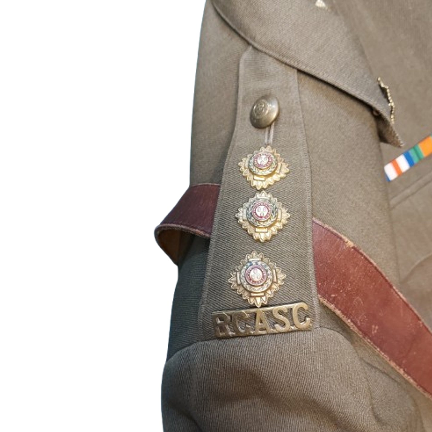 WW2 Canadian RCASC Royal Canadian Army Service Corps Officer's Service Dress Tunic