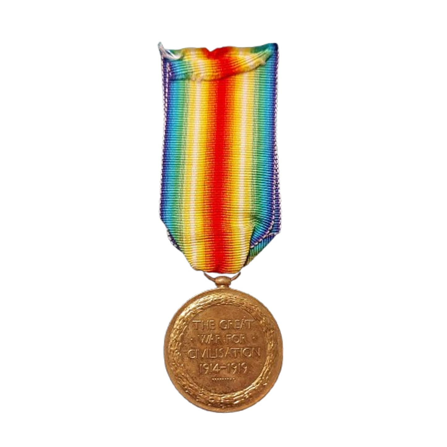WW1 Canadian Victory Medal 50th Battalion Quarter Master Sergeant
