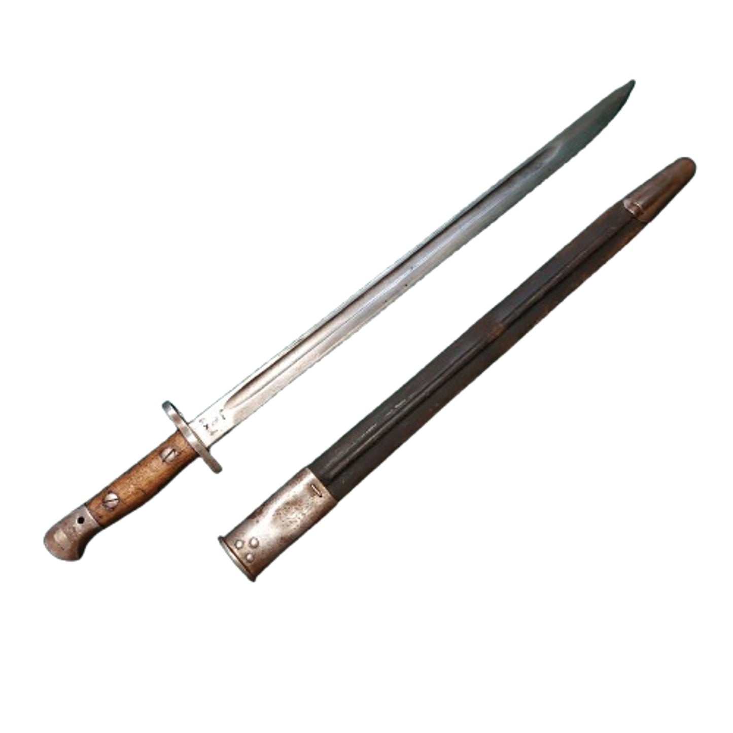 WW1 British Pattern 1907 Enfield Bayonet And Scabbard Wilkinson