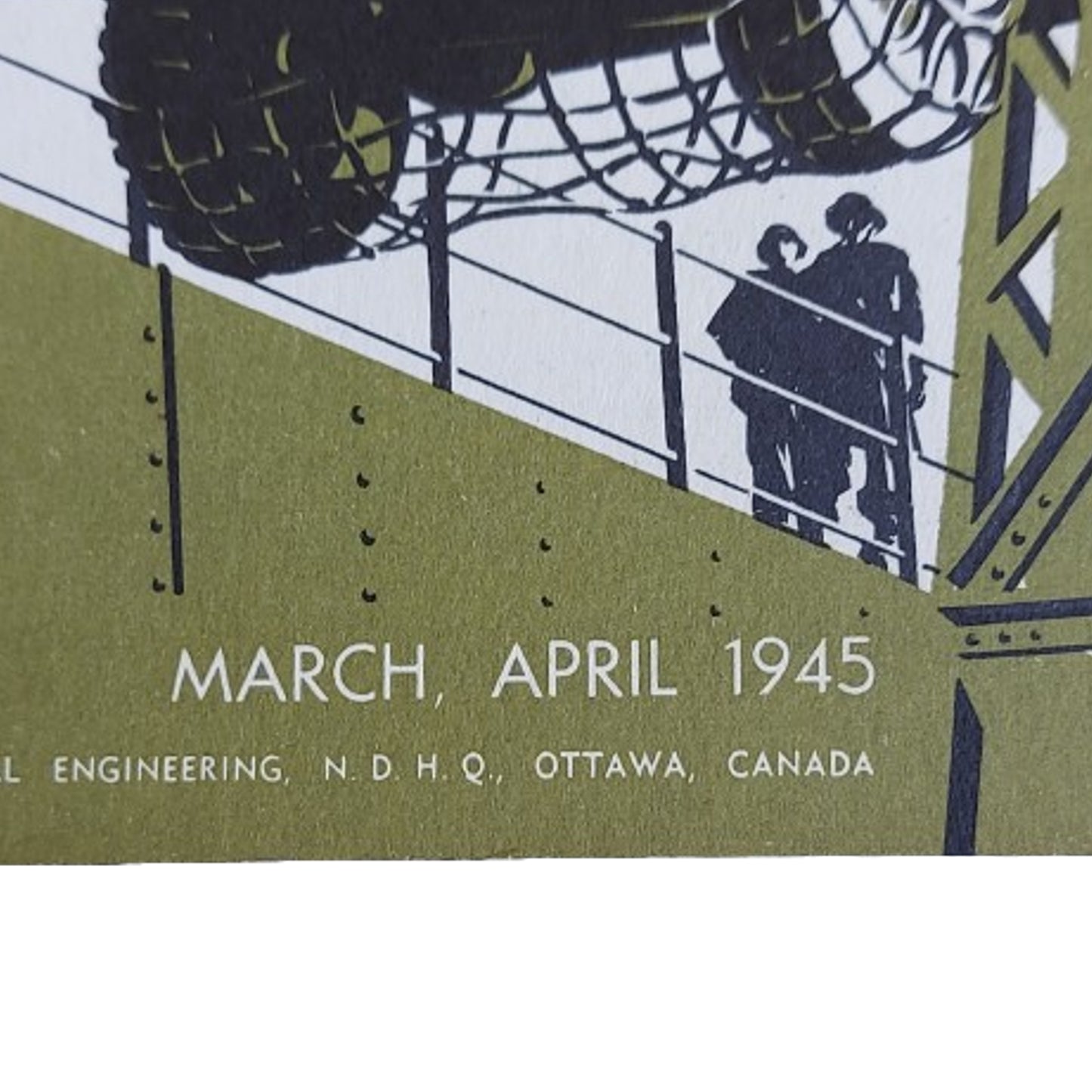 WW2 Canadian Armour Motor Magazine March April 1945 Seebe Internment Camp 130