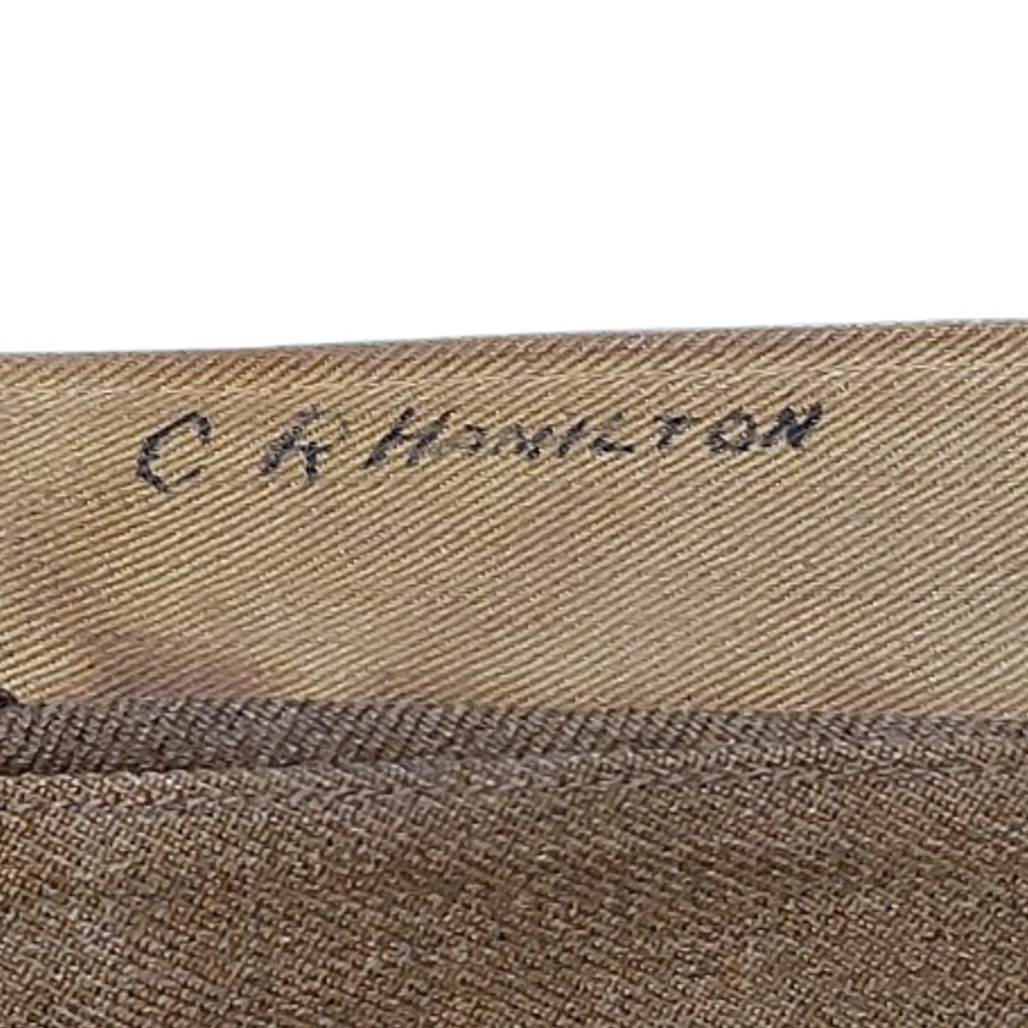 WW2 Canadian Named RCOC Wedge Cap With Badge 1942