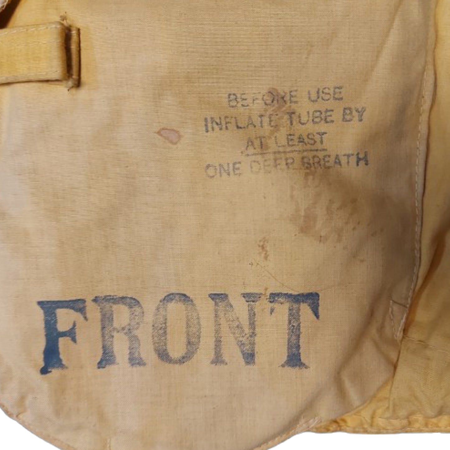 WW2 Canadian RCAF 1932 Pattern Mae West Life Preserver with Bladders