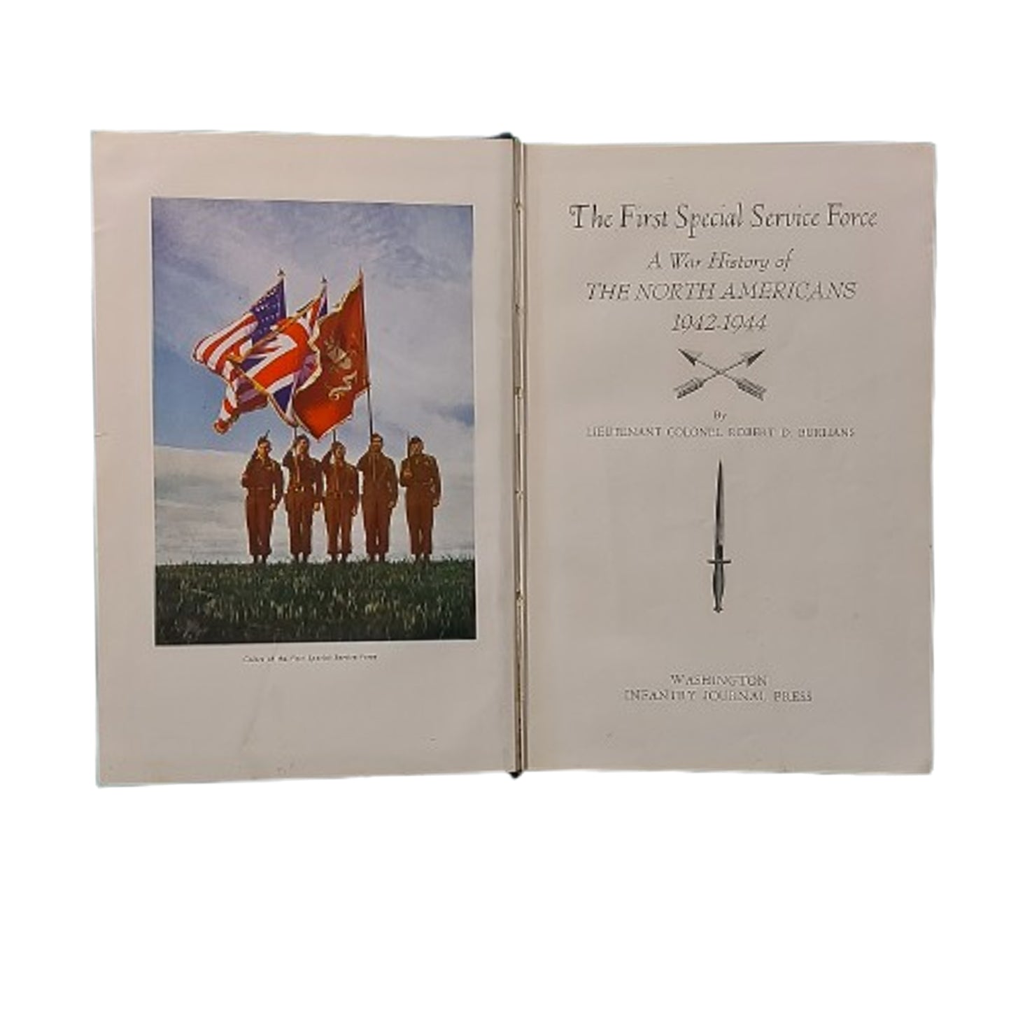 Book The First Special Service Force A War History Of The North Americans 1942-1944 1st Edition 1947