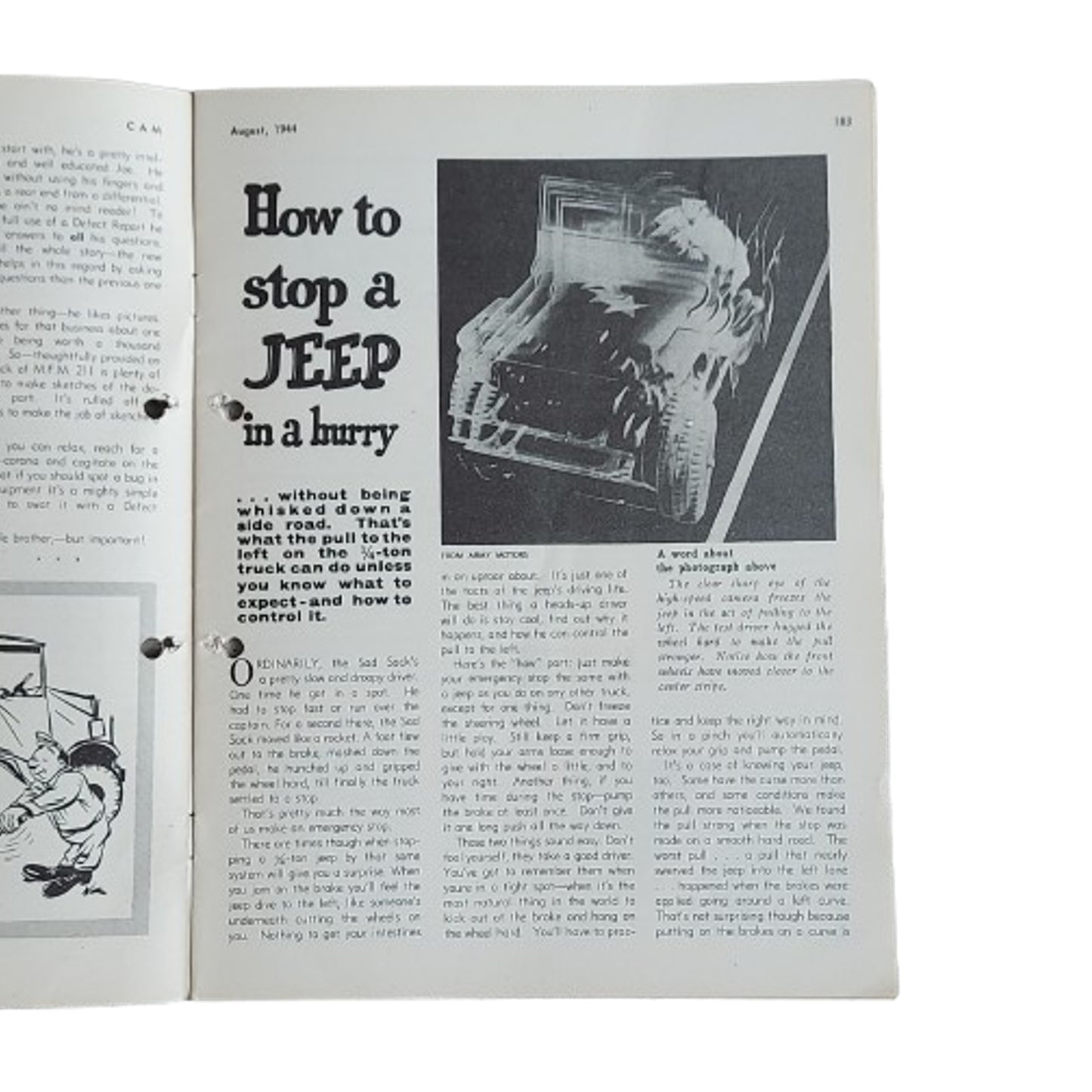 WW2 Canadian Armour Motor Magazine August 1944