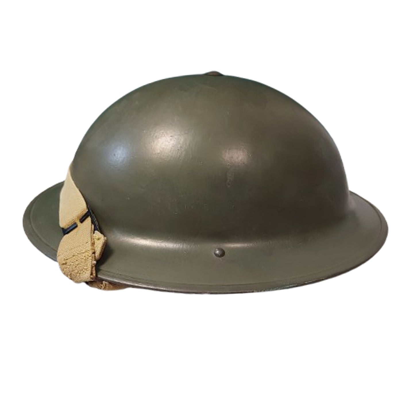WW2 Canadian Army Mk.II Combat Helmet With Gas Hood 1943