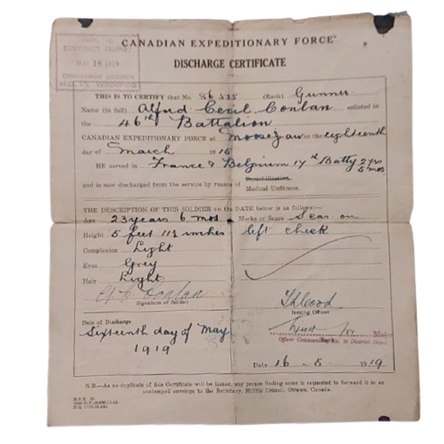 WW1 Canadian CEF Father And Son Medal Pair And Paperwork Grouping CFA