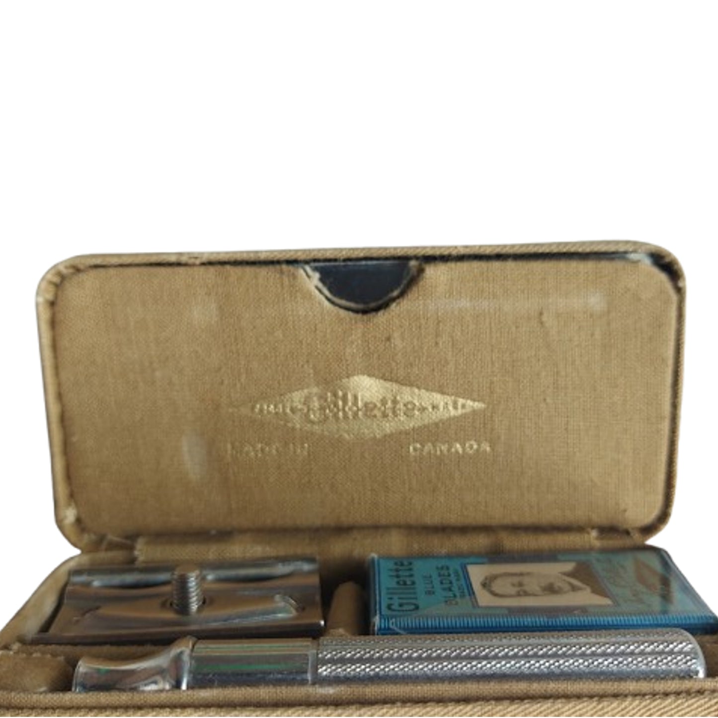 WW2 Canadian Army Gillette Shaving Kit With Service Number