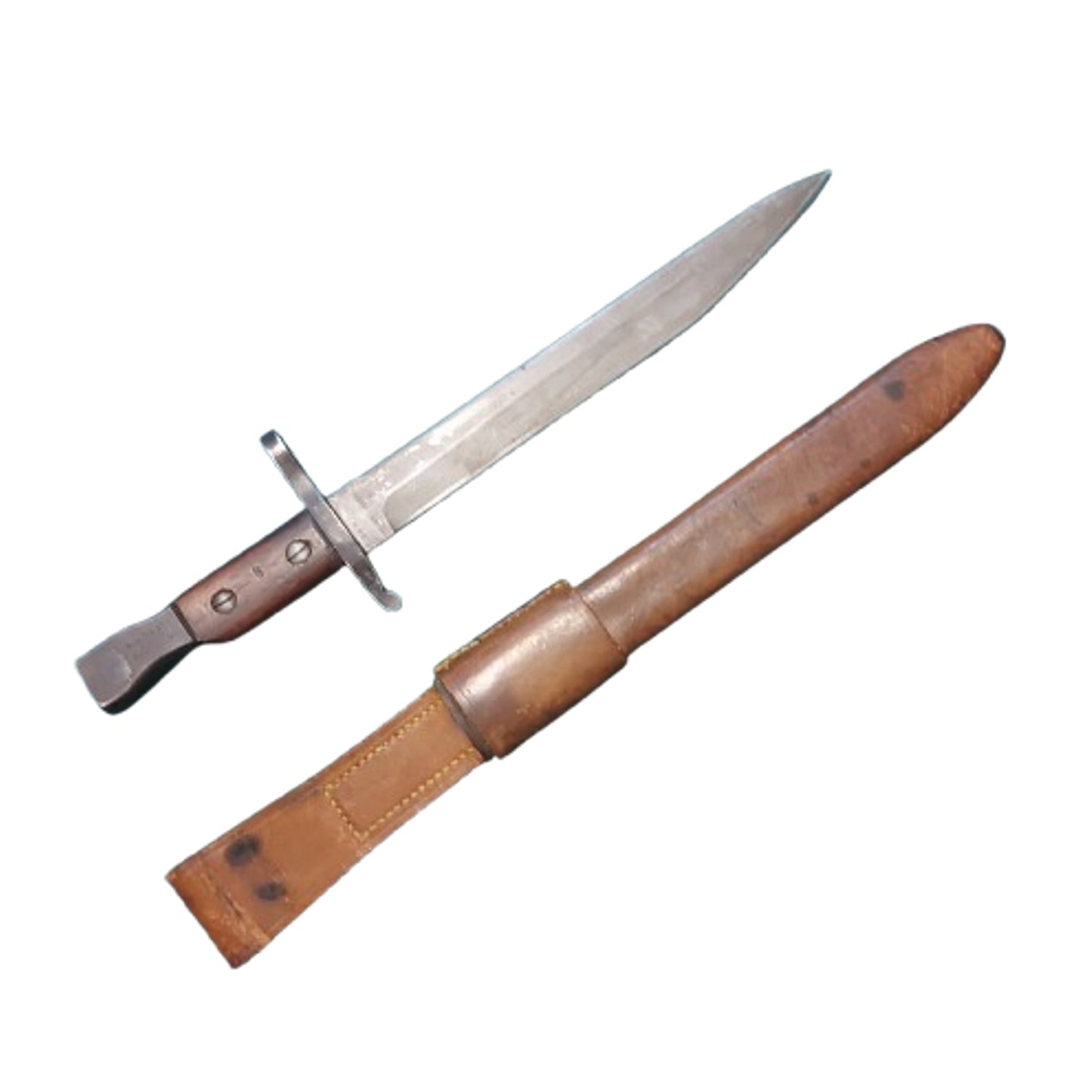 WW1 Canadian CEF 1907 Ross Rifle Bayonet With Battalion Marked Scabbard 1916