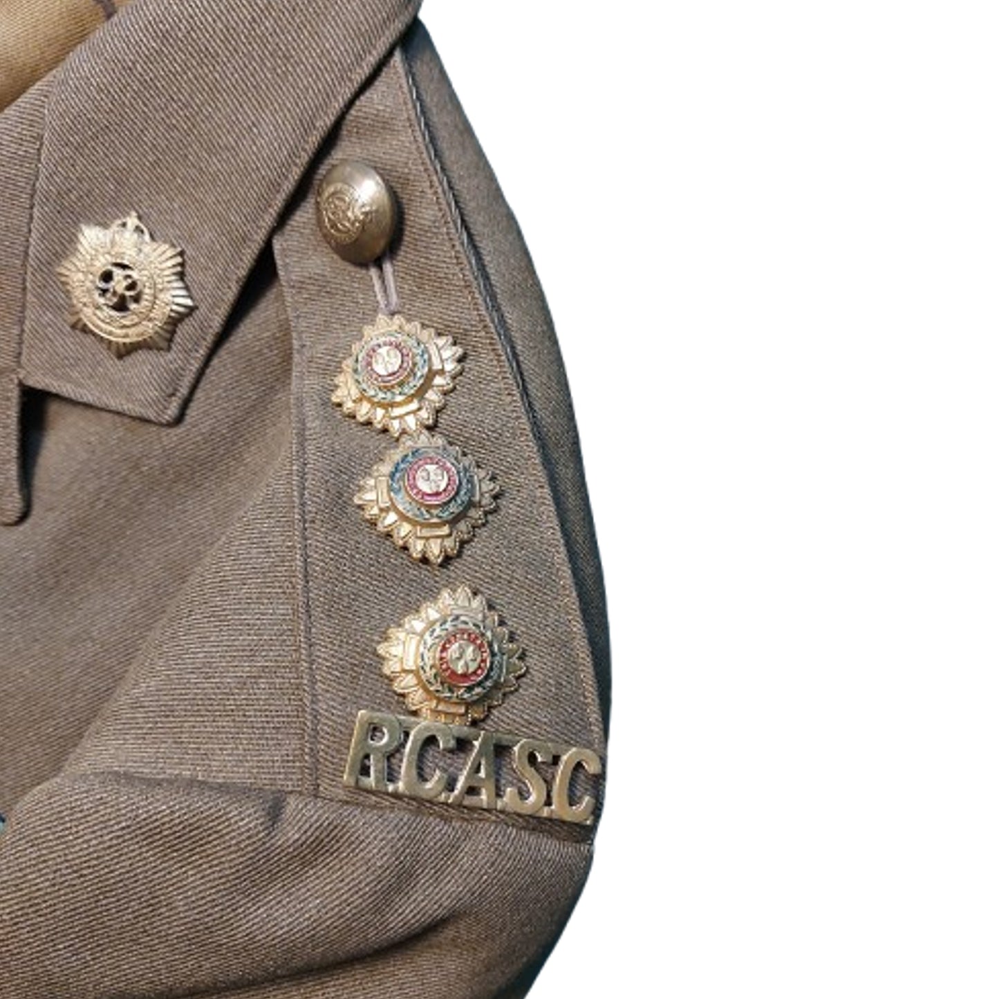 WW2 Canadian RCASC Royal Canadian Army Service Corps Officer's Service Dress Tunic